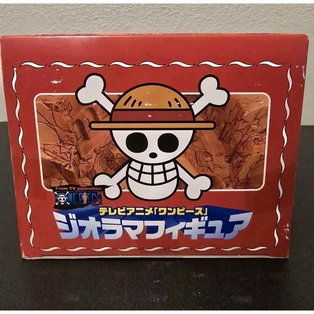 One Piece Monkey D Luffy Diorama Anime Figure Official Banpresto 2003 Japan VTG - Picture 8 of 8